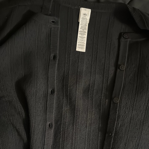 ALO Pointelle Cardigan - Picture 5 of 6